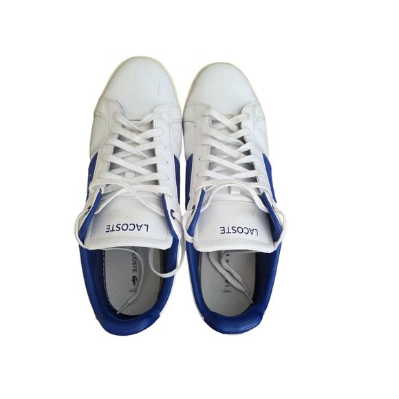 Lacoste Men’s White Blue Casual Sneakers Shoes Size 11 Pre-Owned main image 15